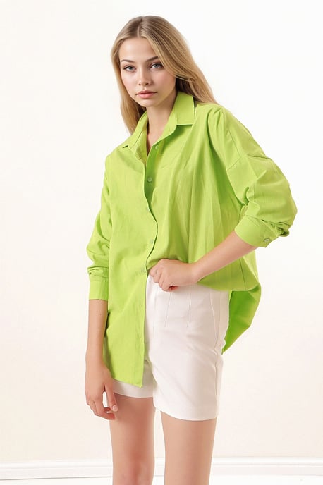 Oversized Popeline 2er-Pack Hemd - Image 2