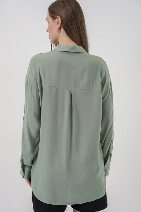 Basic Button-Up Shirt - Image 6
