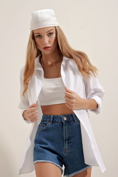 Oversized Popeline 2er-Pack Hemd - Image 3