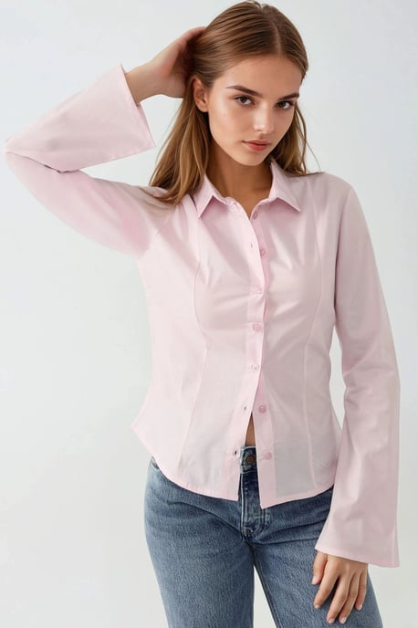 Tailliertes Langarmhemd - Image 3