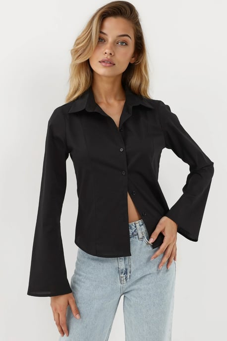 Tailliertes Langarmshirt - Image 5