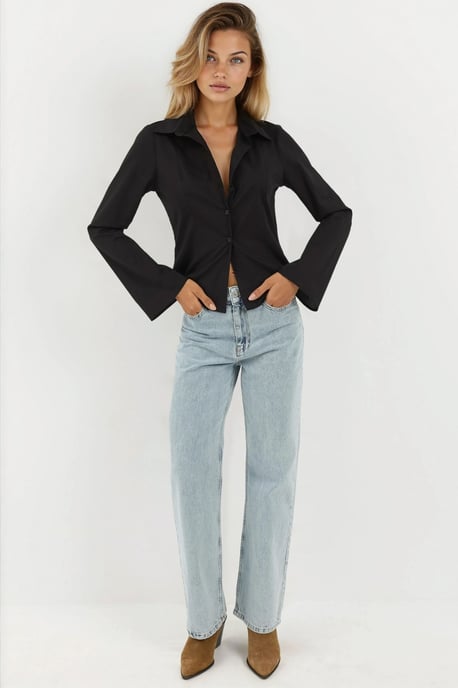 Tailliertes Langarmshirt - Image 6