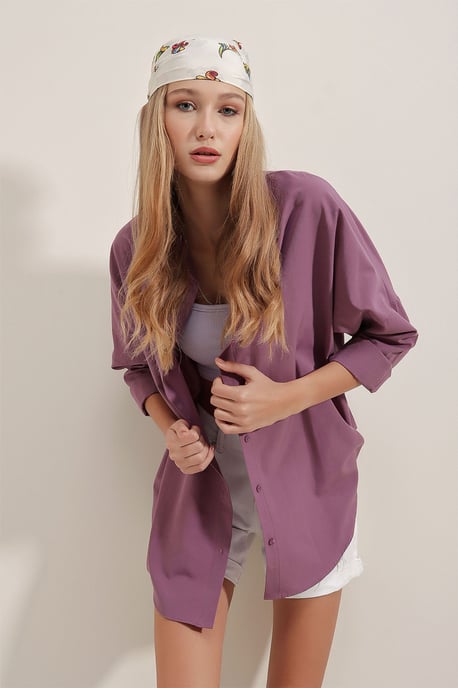 Oversized Popeline 2er-Pack Hemd - Image 2