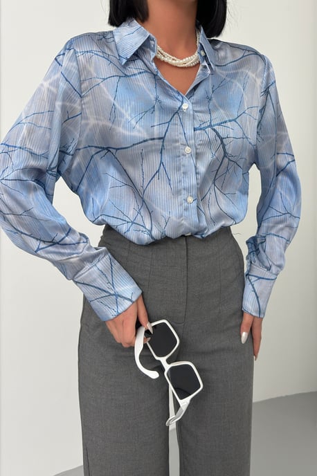 Abstraktes Bedrucktes Langarmshirt - Image 6