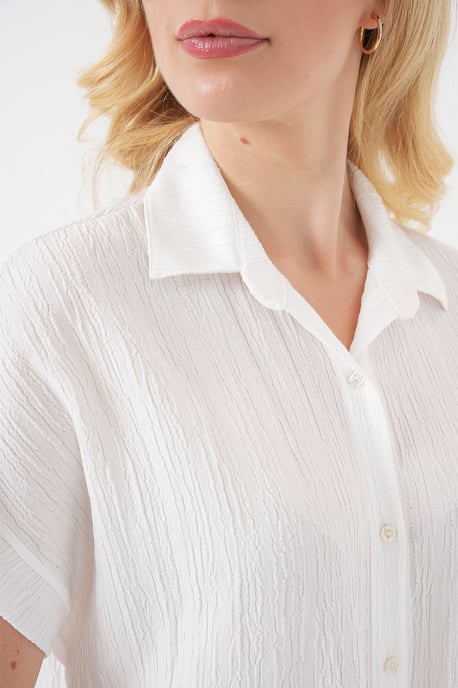 Gestreifte Popeline-Hemdbluse - Image 5