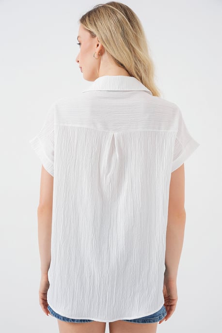 Gestreifte Popeline-Hemdbluse - Image 6