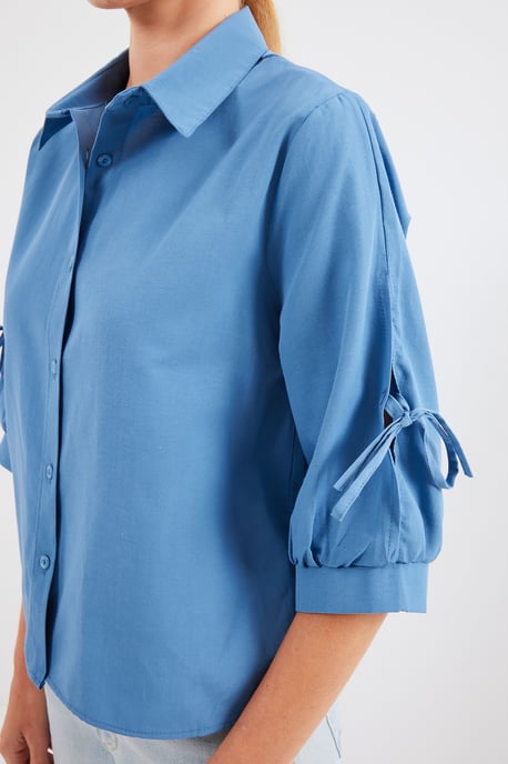 Crop-Top mit Schleife - Image 4