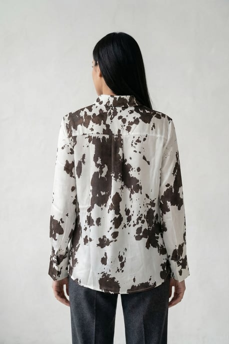 Abstrakt gemustertes Button-Up Hemd - Image 4