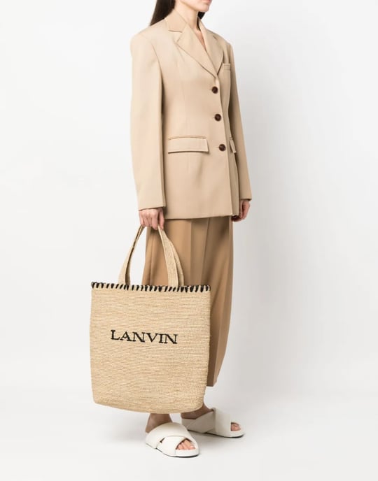 Basttasche mit besticktem Logo - Image 5