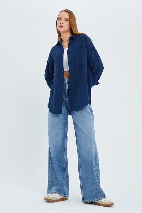 Oversize-Shirt mit Taschendetail - Image 2