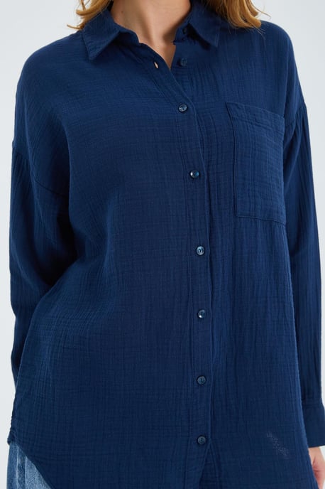 Oversize-Shirt mit Taschendetail - Image 4