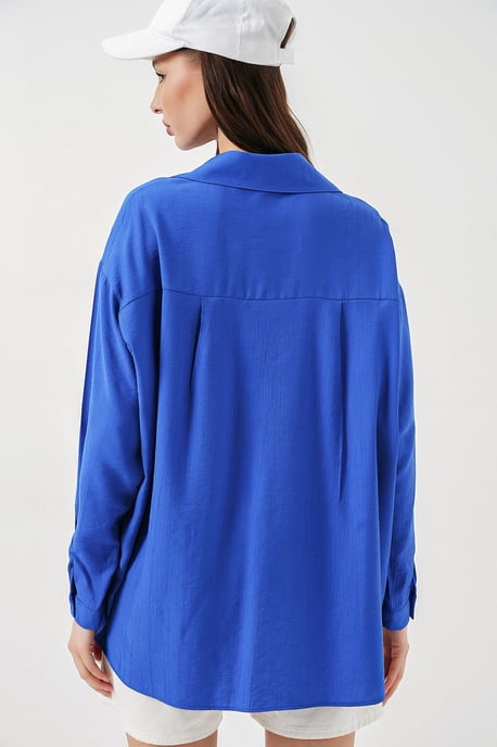 Oversized Langarm-Hemd mit Knopfleiste - Image 5