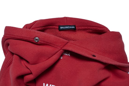 Balenciaga, Welt-Ernährungsprogramm Kapuzenpulli in Rot - Image 5
