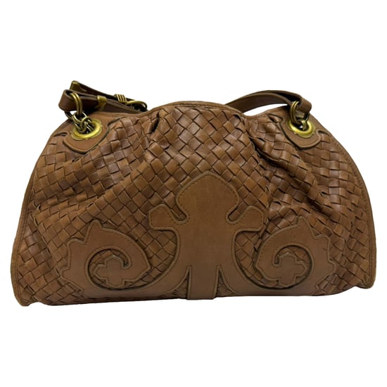 Bottega Veneta Intrecciato Umhängetasche aus braunem Leder - Image 3