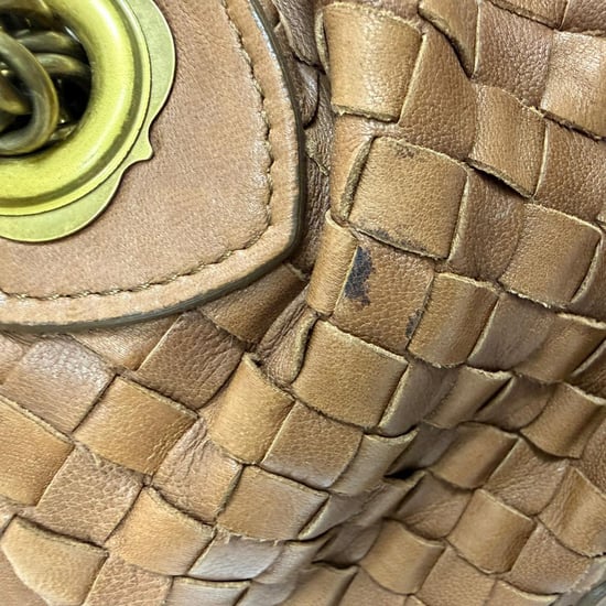 Bottega Veneta Intrecciato Umhängetasche aus braunem Leder - Image 4