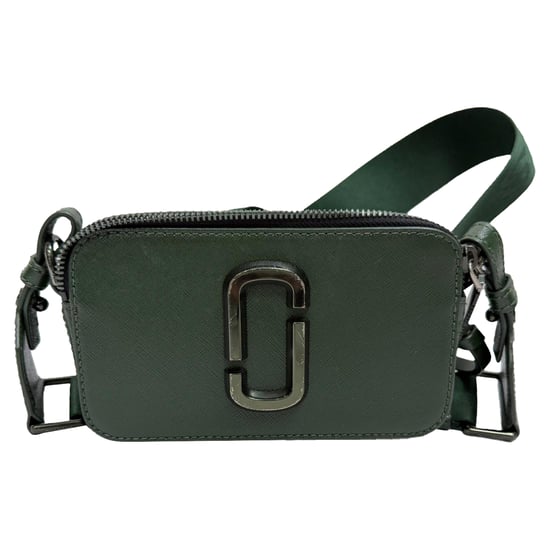 Marc Jacobs Small Snapshot Kameratasche aus olivgrünem Saffiano-Leder - Image 2