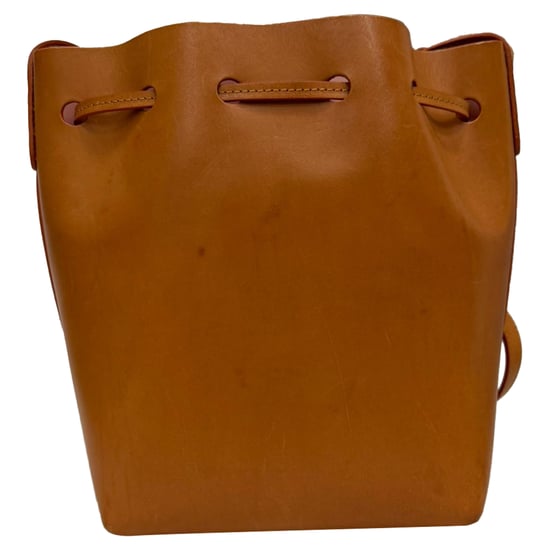 Mansur Gavriel Mini Bucket Bag aus braunem Leder - Image 3