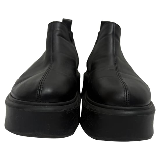 The Row Robin Plateau-Ankle-Boots aus schwarzem Leder - Image 2