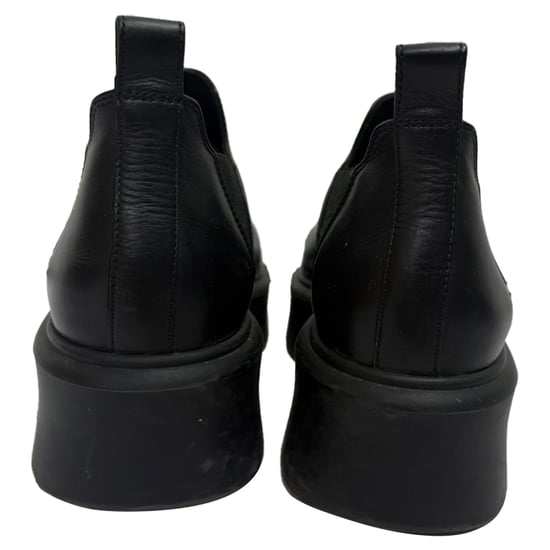 The Row Robin Plateau-Ankle-Boots aus schwarzem Leder - Image 3