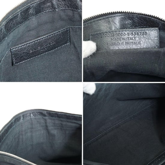 Balenciaga Leder-Clutch mit City-Clip - Image 4