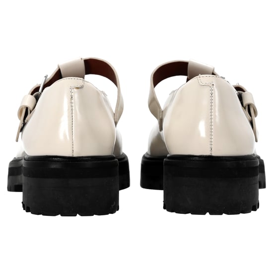 Reformation Mary Jane Ballerinas aus weißem Leder - Image 3