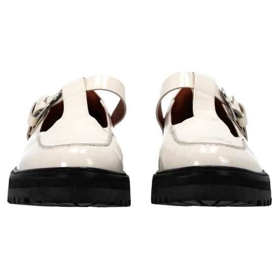 Reformation Mary Jane Ballerinas aus weißem Leder - Image 4