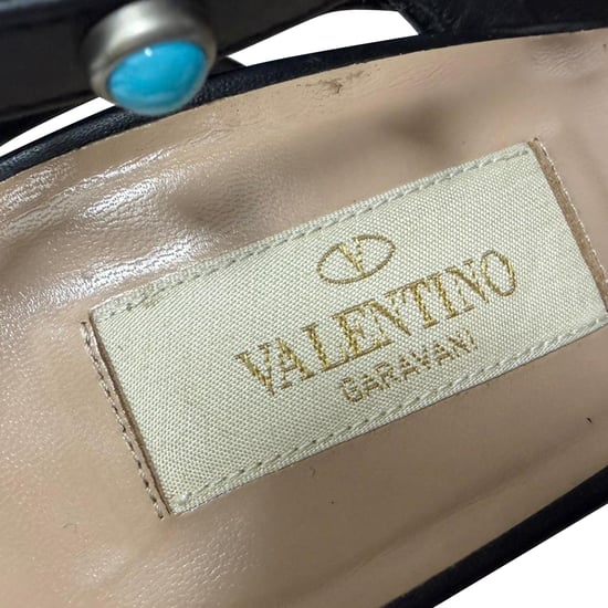 Valentino Garavani Rockstud Rolling Pumps in Schwarz - Image 6