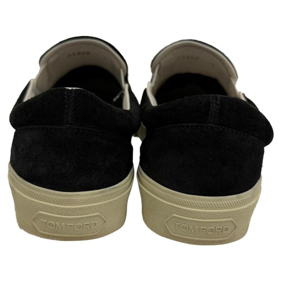 Tom Ford Jude Slip-On Sneakers aus schwarzem Wildleder - Image 3