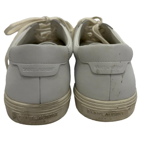 Saint Laurent Andy Low-Top-Sneaker aus weißem Kalbsleder - Image 3