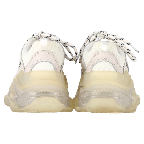 Balenciaga Triple S Clear Sole Sneakers aus weißem Polyester - Image 5