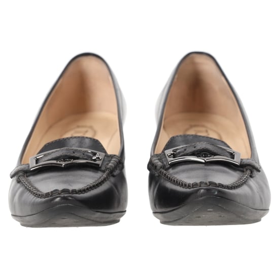 Tod's Penny Loafer Pumps mit spitzer Zehenpartie aus schwarzem Leder - Image 4