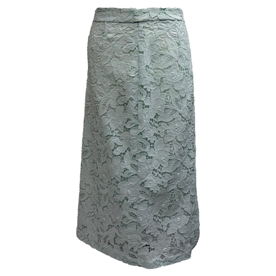 Zimmermann Spitzenverziertes Midi-Rock in Mintgrün aus Polyester - Image 1