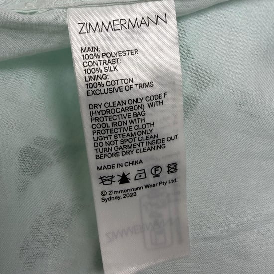 Zimmermann Spitzenverziertes Midi-Rock in Mintgrün aus Polyester - Image 5