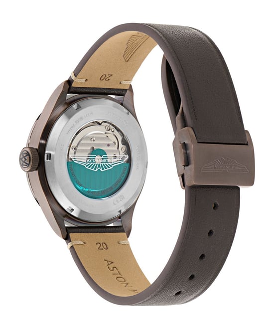 Aston Martin Timeless Ts1 Herren Braun Uhr MTTS1S606 - Image 2
