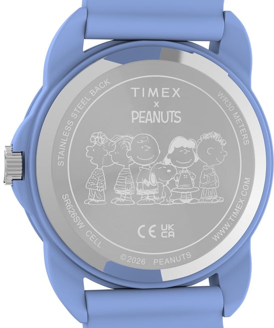 Timex Peanuts Time Teacher Blau Kind Armbanduhr TW2Y51100 - Image 3