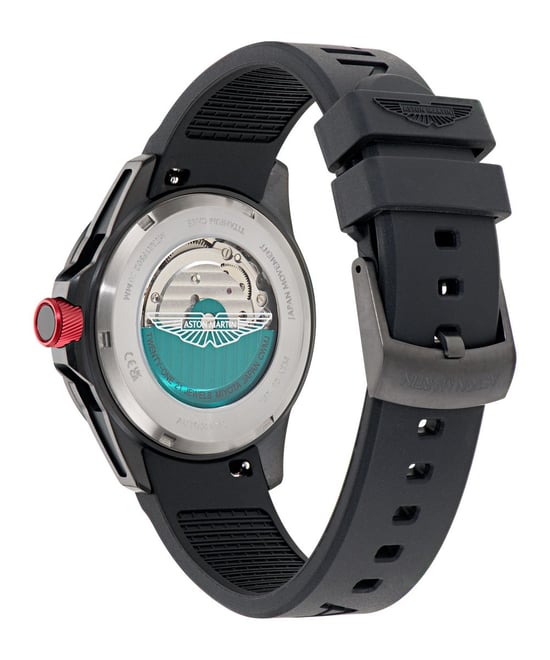 Aston Martin Thrill Rim Herren Schwarze Uhr MTRR1F502 - Image 2