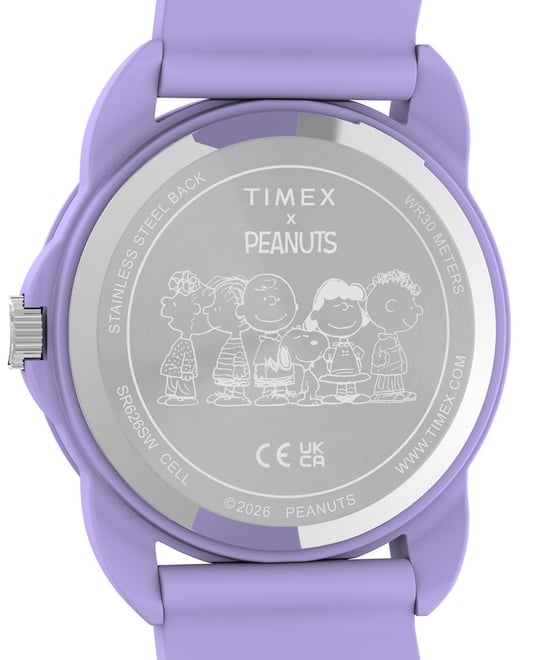 Timex Peanuts Time Teacher Violett Kind Armbanduhr TW2Y51200 - Image 3