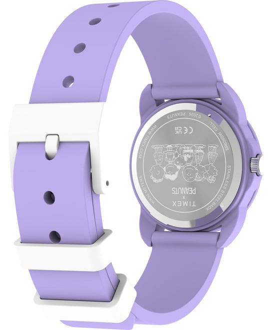 Timex Peanuts Time Teacher Violett Kind Armbanduhr TW2Y51200 - Image 4