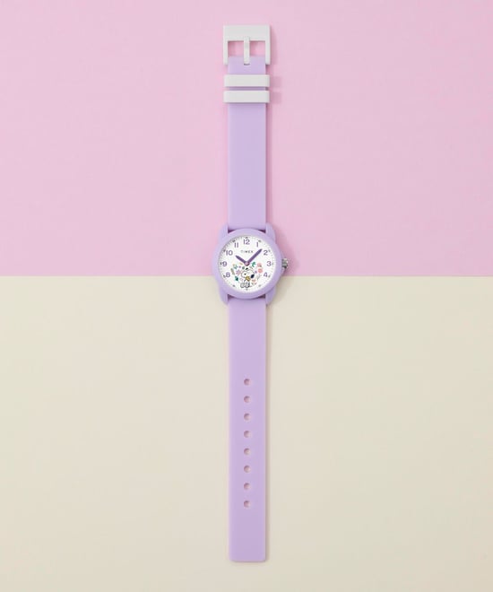 Timex Peanuts Time Teacher Violett Kind Armbanduhr TW2Y51200 - Image 5