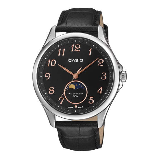 Casio Casio Collection Herren Schwarz Uhr MTP-M110L-1AVER - Image 1
