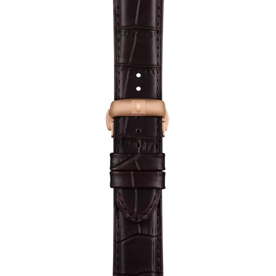 Tissot Chemin Des Tourelles Braun Herren Armbanduhr T1394623629800 - Image 5