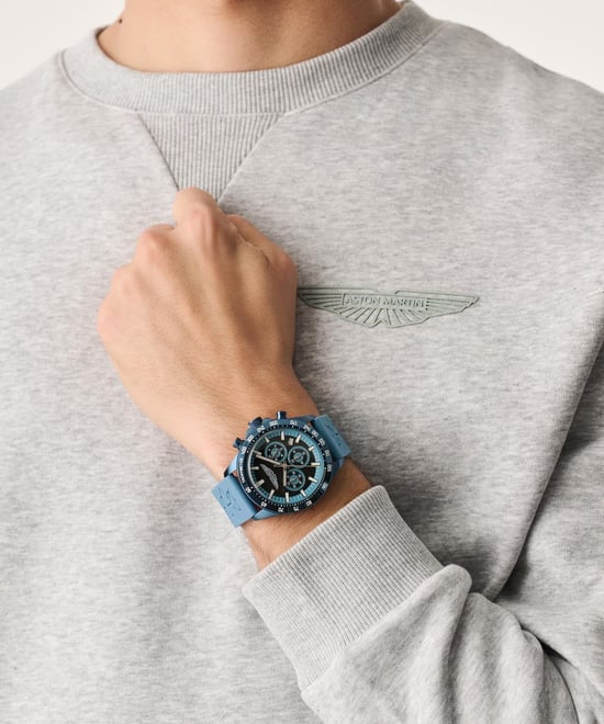 Aston Martin Icon Spt Herren Blau Uhr MTIS2S604 - Image 4