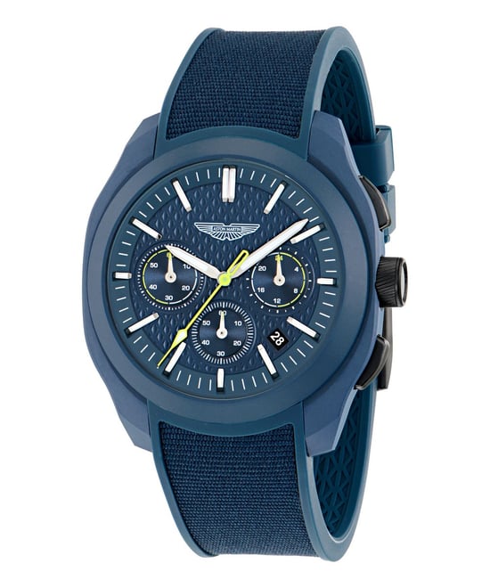Aston Martin Thrill Crt Herren Blaue Uhr MTRC1S606 - Image 3