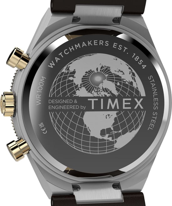 Timex Q Timex Continental Braun Herren Armbanduhr TW2Y56000 - Image 3