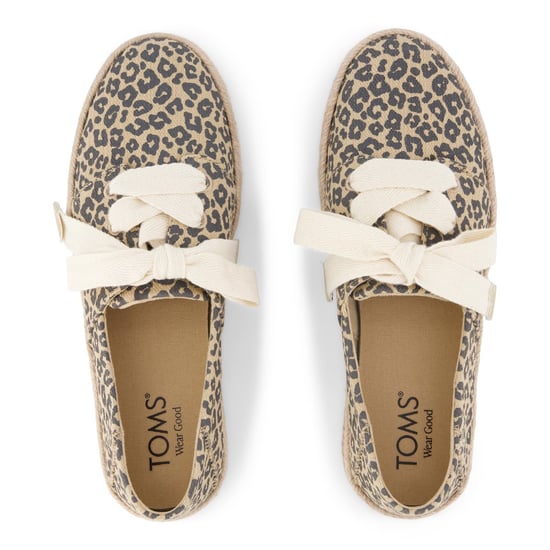 TOMS Carolina Lace Up Baumwoll Espadrilles Für Frauen In Haferflockenfarbe - Image 5
