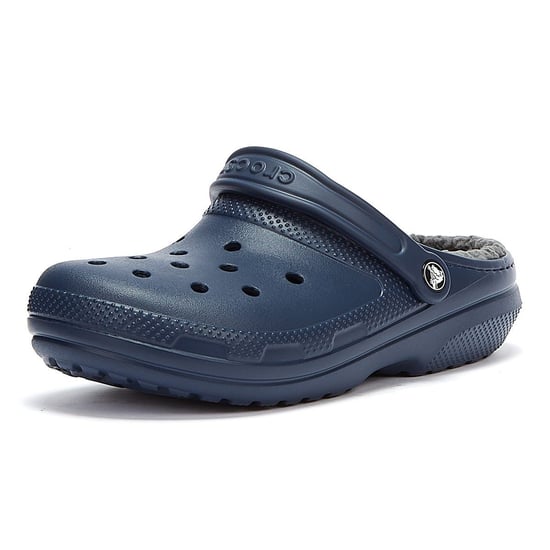 Einkaufen Für Klassische Damen-Clogs Mit Futter In Marineblau/Grau - Image 3