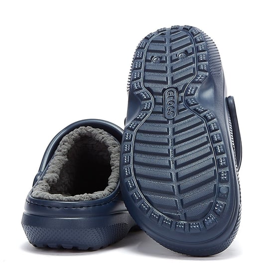 Einkaufen Für Klassische Damen-Clogs Mit Futter In Marineblau/Grau - Image 4