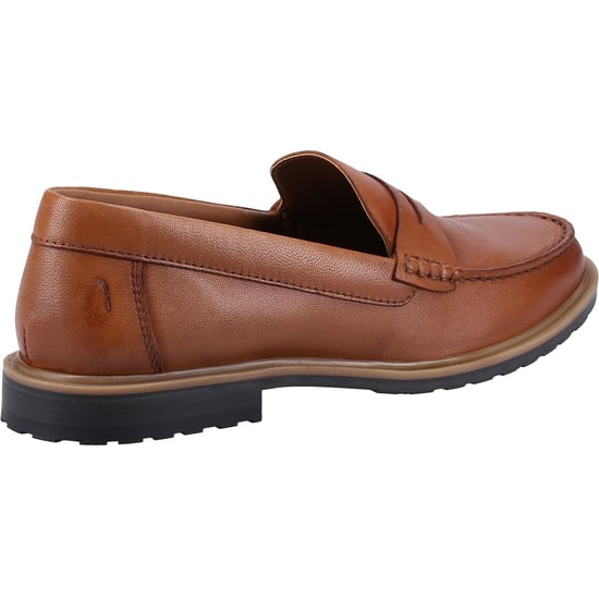 Hush Puppies Verity Slip On Leder Damen Loafer In Tan - Image 2