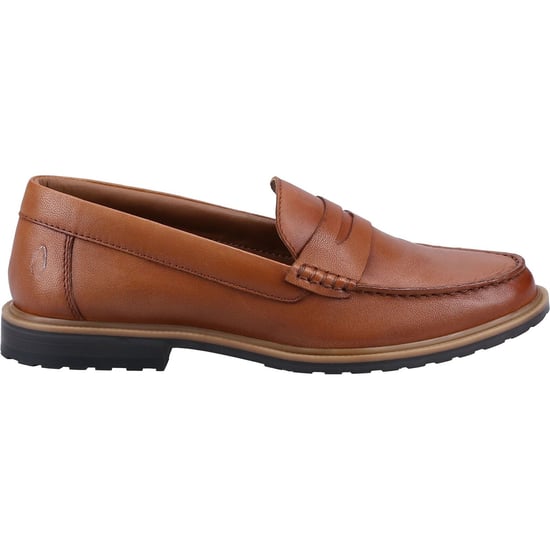 Hush Puppies Verity Slip On Leder Damen Loafer In Tan - Image 4