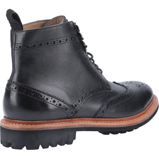 Cotswold Rissington Commando Schwarze Herrenlederstiefel - Image 2